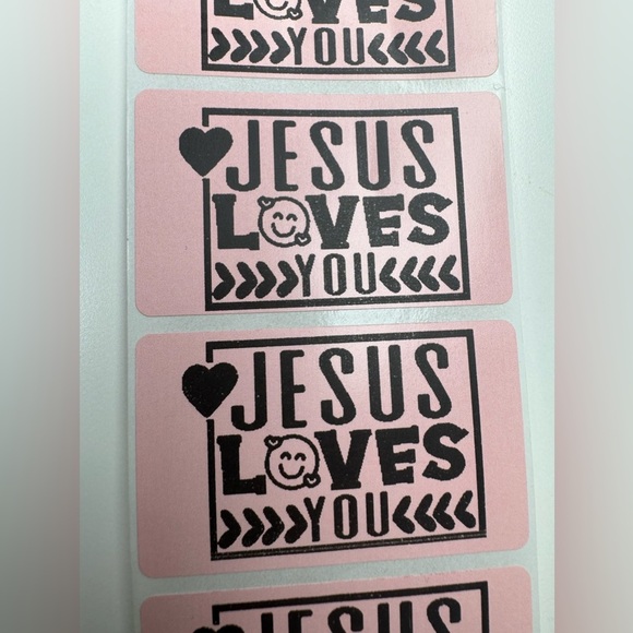 Jesus loves you sticker for small business sticker 2" thankyou Stickers labels - Picture 5 of 10